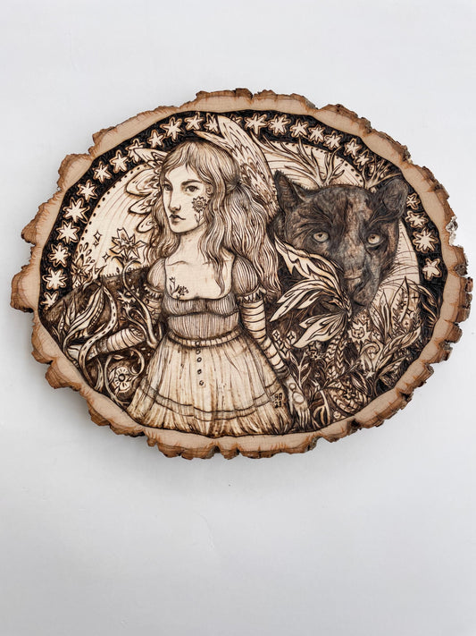 Re-Wild (Original Woodburning)