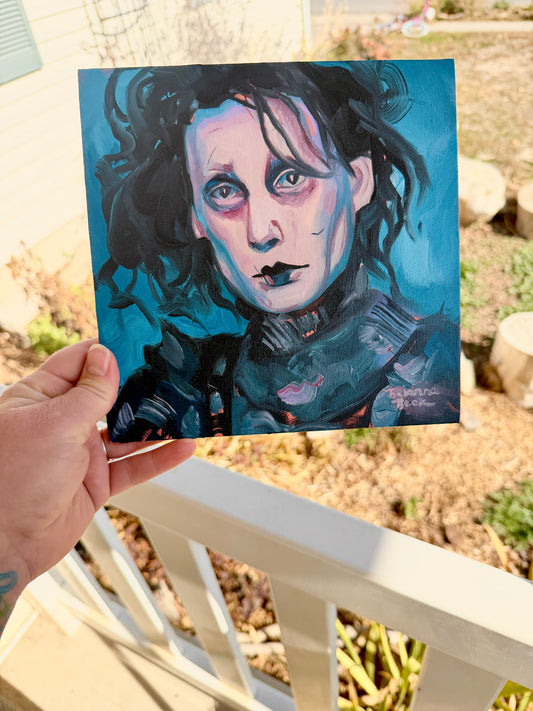 Edward Scissorhands (Original Oil Painting)