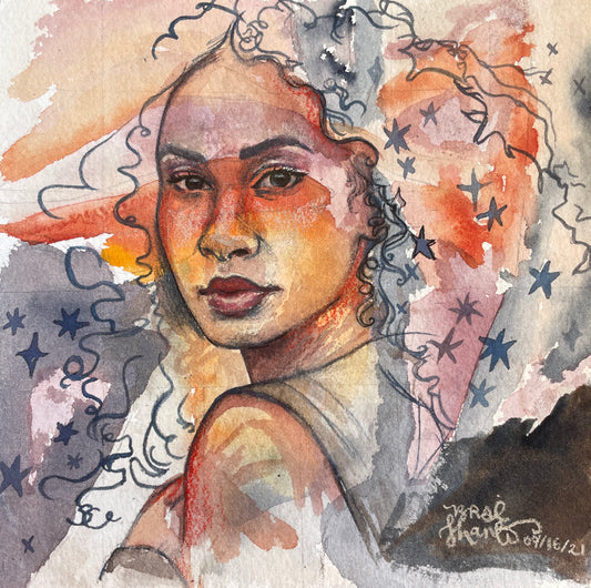 Roslyn (Framed Original Painting)