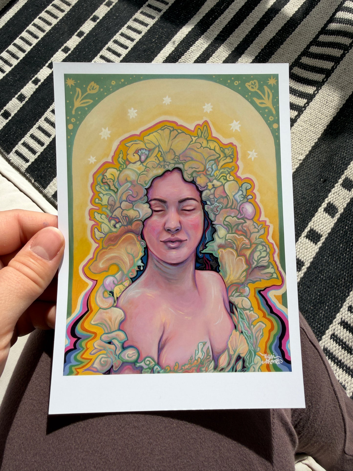 She Was a Phantom of Delight (Framed Original Painting and Prints)