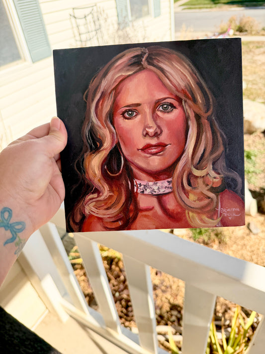 Buffy The Vampire Slayer (Original Oil Painting)