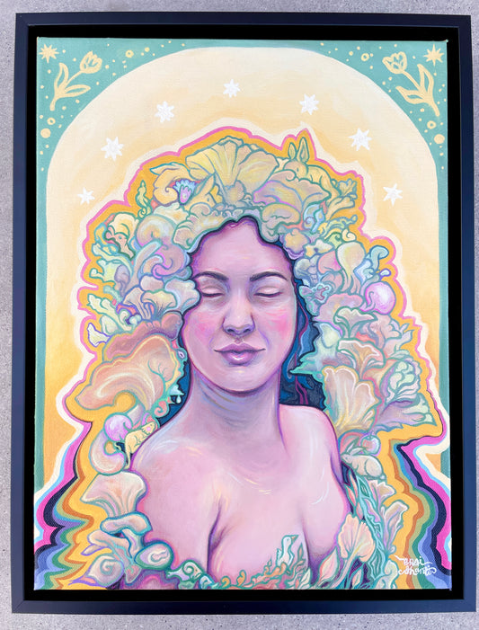 She Was a Phantom of Delight (Framed Original Painting and Prints)