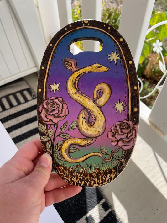 Kyreshin (Original Painted Woodburning)