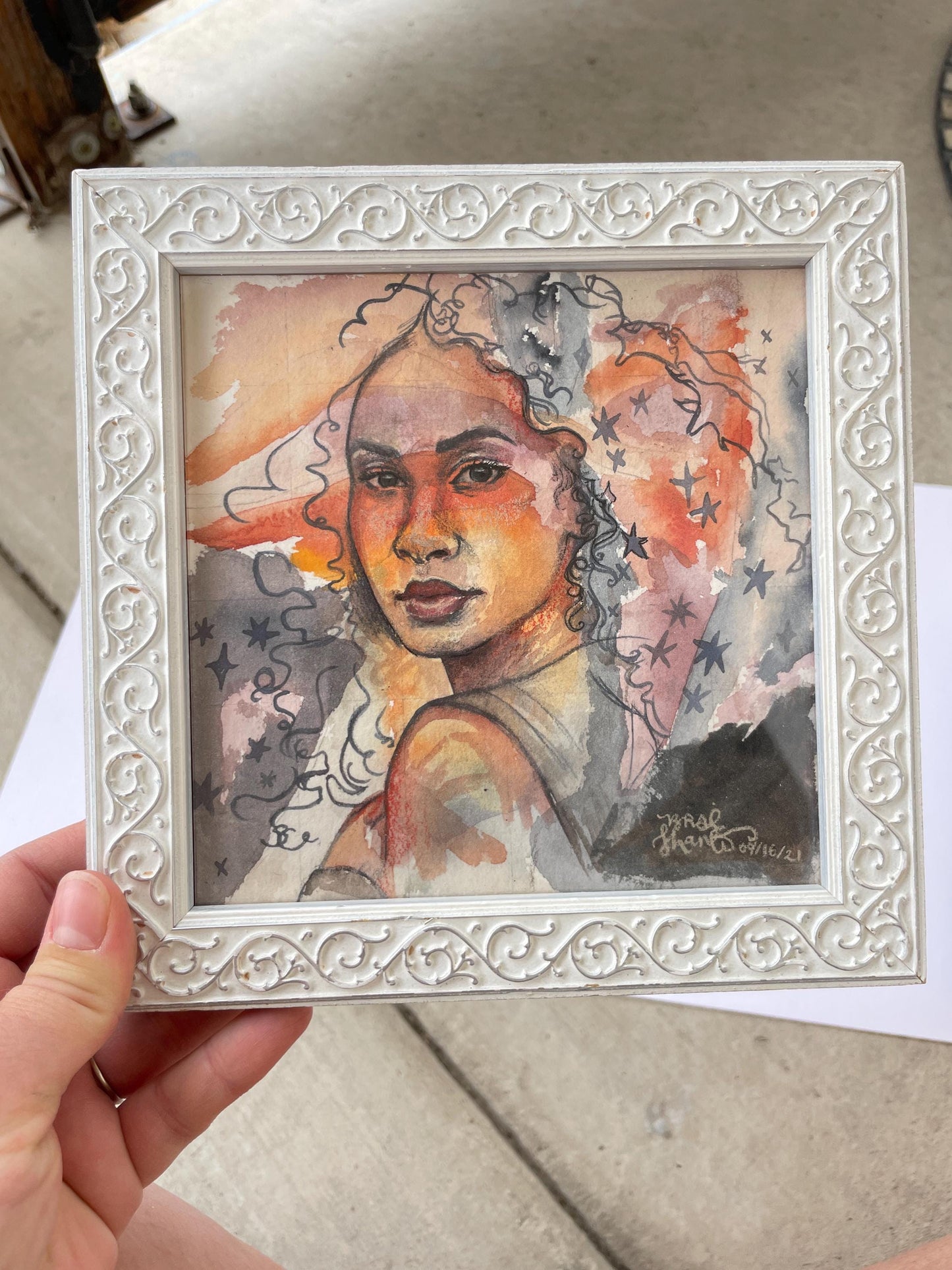 Roslyn (Framed Original Painting)
