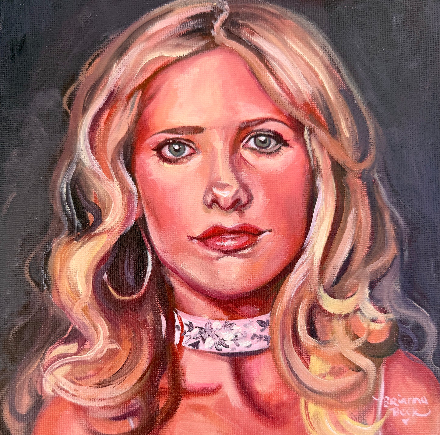 Buffy The Vampire Slayer (Original Oil Painting)
