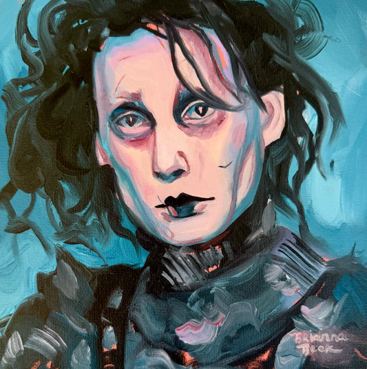 Edward Scissorhands (Original Oil Painting)
